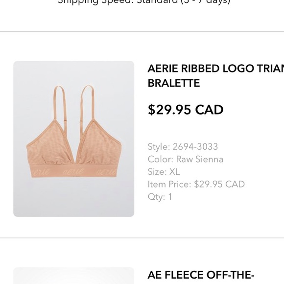 Aerie Triangle Bralette - Picture 2 of 2